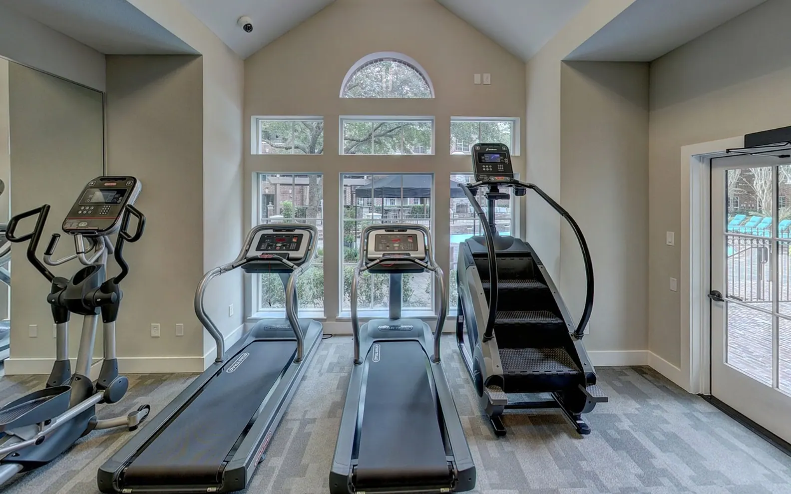 Home workout, gym and exercise